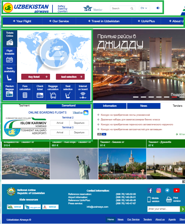 Uzbekistan Airways Visual