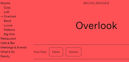 Menu Navigation