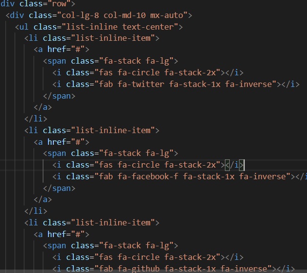 Social Links - Error